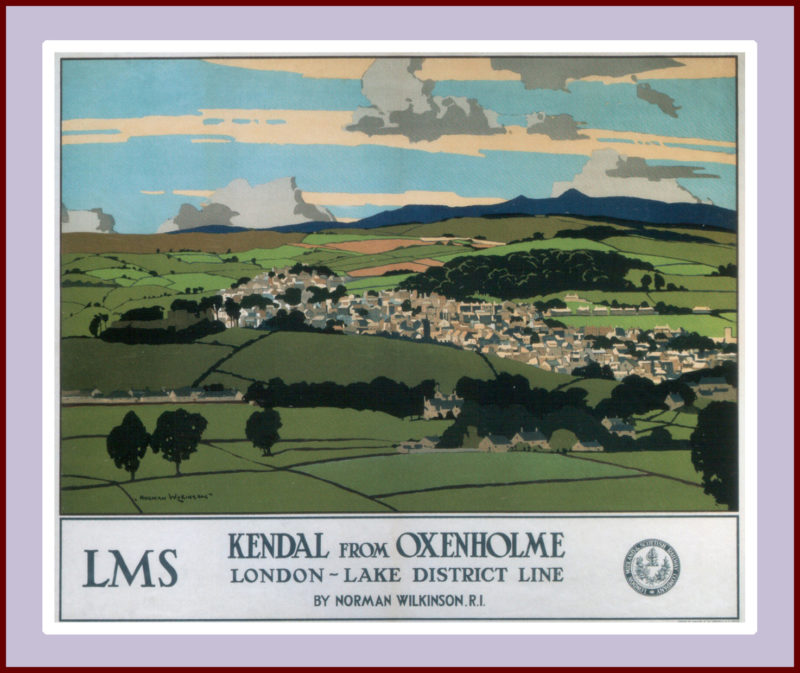 Kendal from Oxenholme, Norman Wikinson