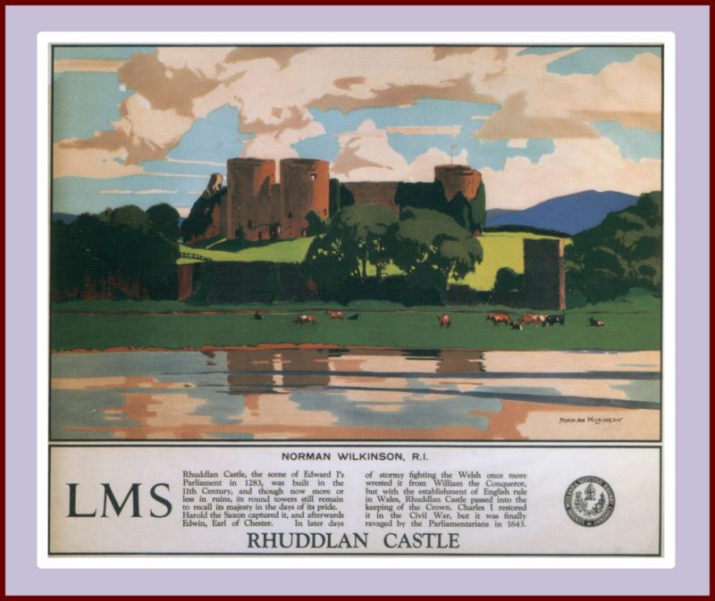 Rhuddlan Castle, Norman Wilkinson