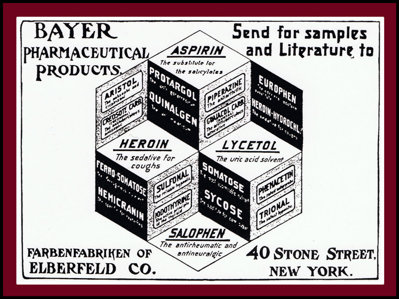 Bayer Heroin Vintage Advert