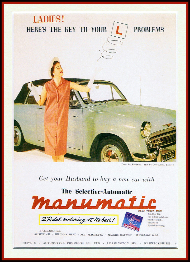 Female Drivers Vintage Advert